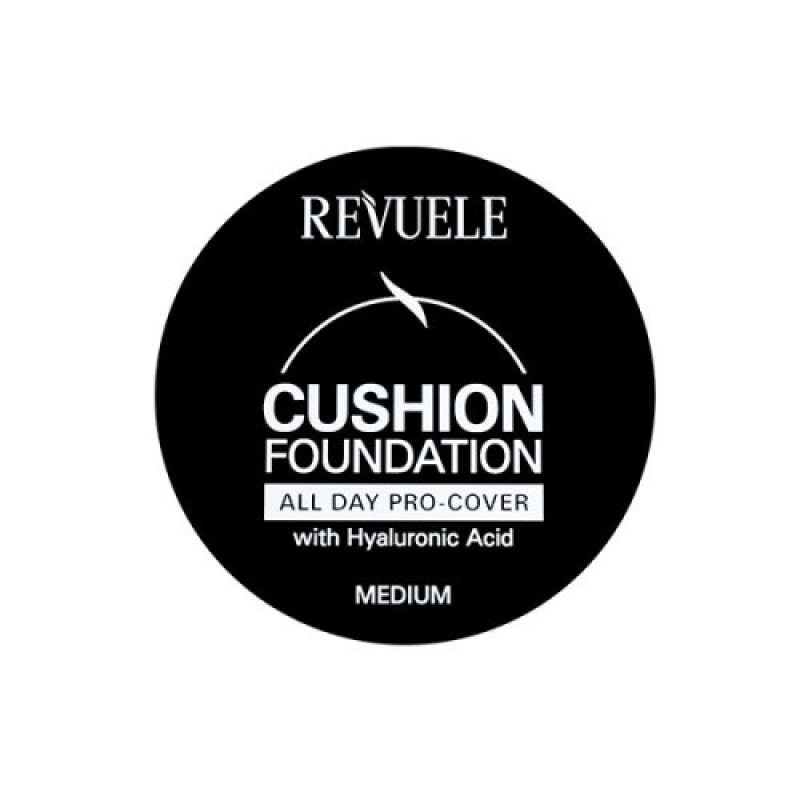 Тональний крем-кушон тон Середній Revuele Cushion Foundation 9 г Тональний крем-кушон тон Середній Revuele Cushion Foundation 9 г