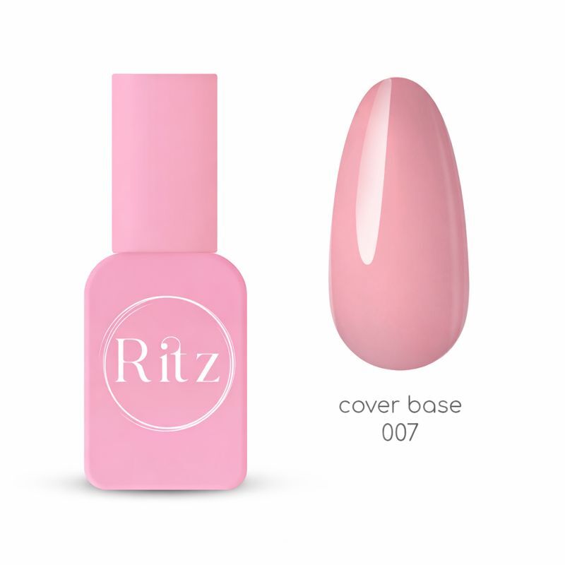 База для гель-лаку Ritz Cover Base №007 12 мл База для гель-лаку Ritz Cover Base №007 12 мл