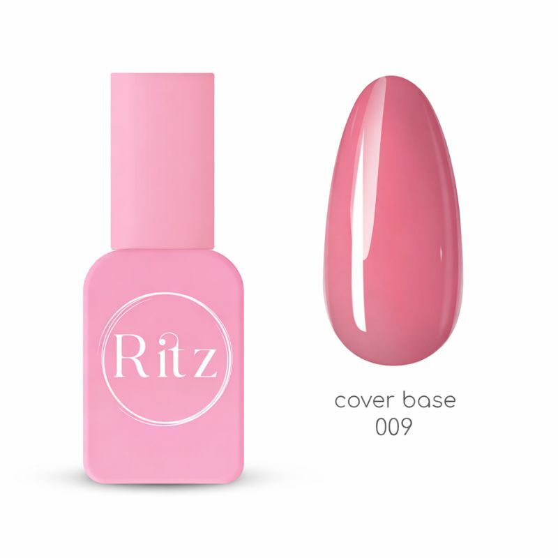 База для гель-лаку Ritz Cover Base №009 12 мл База для гель-лаку Ritz Cover Base №009 12 мл