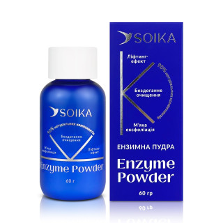 Пудра ензимна для вмивання  з екстрактом центелли азіатської та алоє Soika Enzyme Powder 60 г