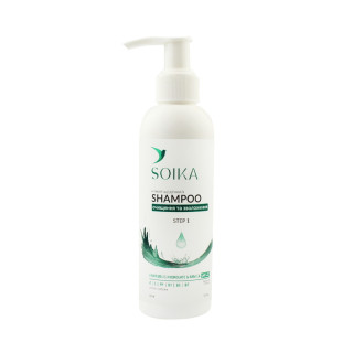 Мʼякий щоденний шапмунь Очищення та зволоження Soika Shampoo 300 мл