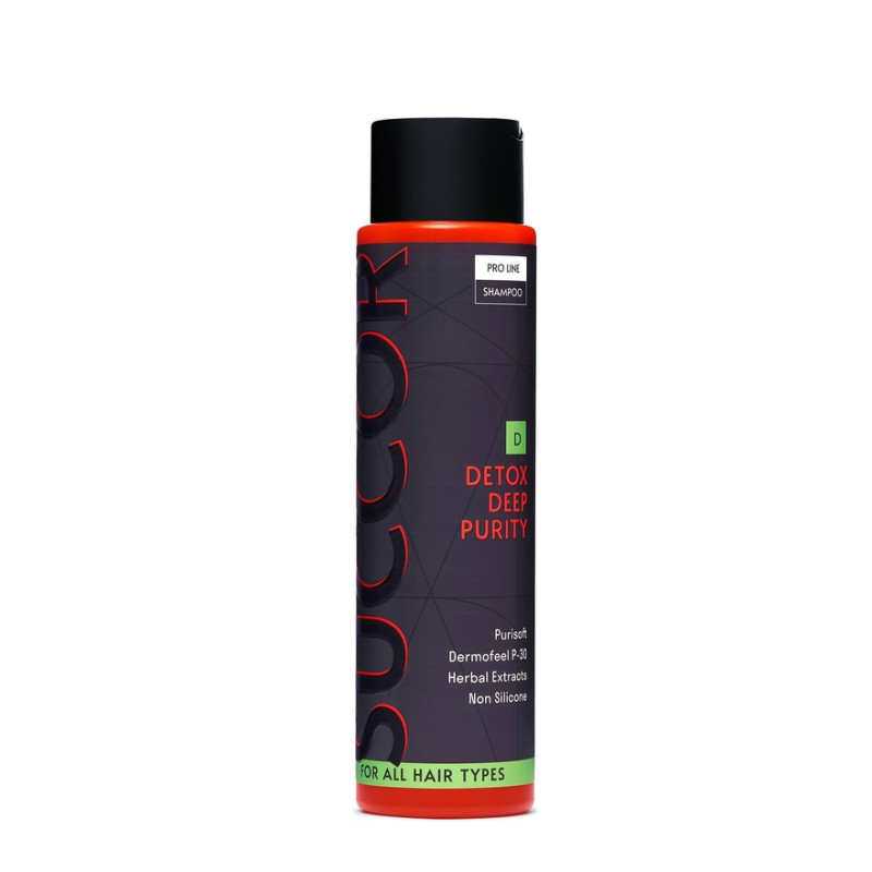 Детокс шампунь для глибокого очищення Succor Detox Deep Purity Shampoo 400 мл Детокс шампунь для глибокого очищення Succor Detox Deep Purity Shampoo 400 мл