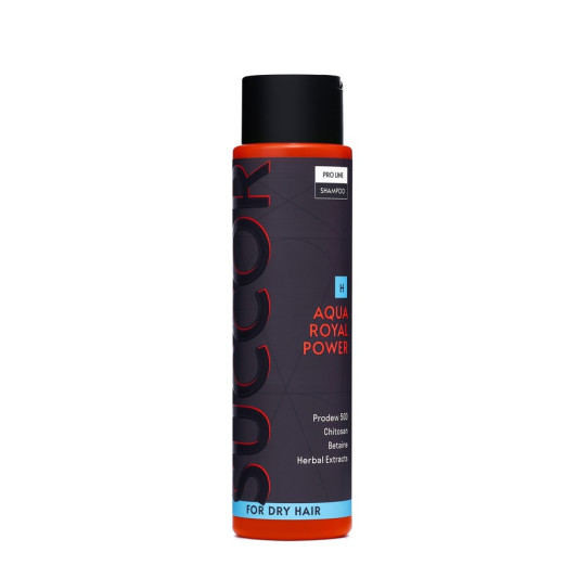 Зволожуючий шампунь для сухого волосся Succor Aqua Royal Power Shampoo 400 мл