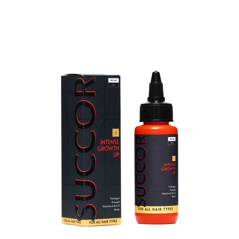 Інтенсивний гель активатор росту для волосся Succor Intense Growth Up GEL 60 мл Інтенсивний гель активатор росту для волосся Succor Intense Growth Up GEL 60 мл