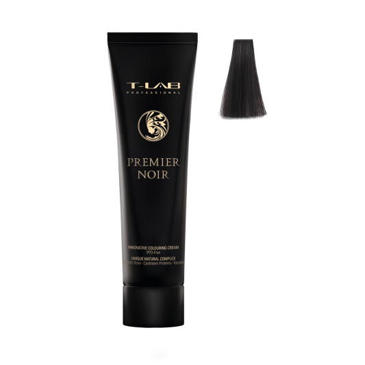 Крем-краска для волос 6.01 темно-русый натуральный пепельный T-Lab Professional Premier Noir Innovative Colouring Cream 100 мл