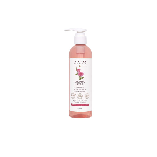 Шампунь для щоденного догляду за будь-яким типом волосся T-Lab Professional Organics Rose Shampo 250 мл