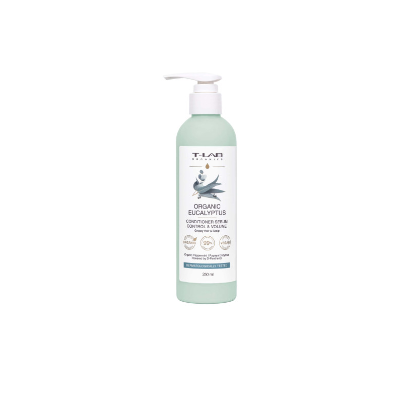 Кондиціонер для жирного волосся T-Lab Professional Organics Eucalyptus Shampoo 250 мл Кондиціонер для жирного волосся T-Lab Professional Organics Eucalyptus Shampoo 250 мл