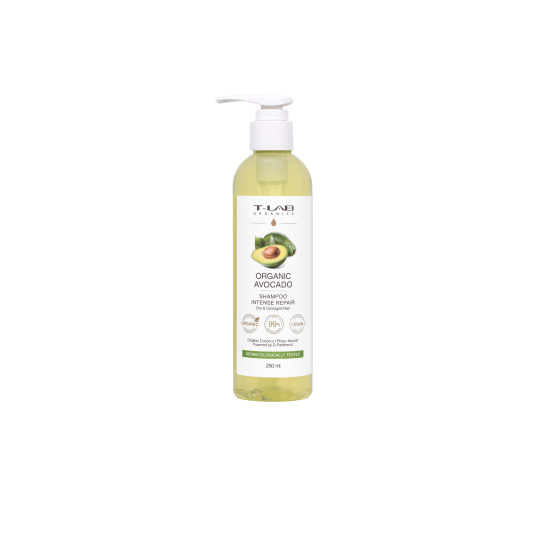 Шампунь для сухого та пошкодженого волосся T-Lab Professional Organics Avocado Shampoo 250 мл