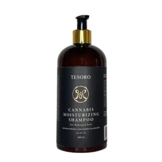 Шампунь для зволоження з олією канабісу Tesoro Cannabis Moisturizing Shampoo 500 мл