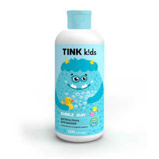 Дитяча піна для ванни Bubble Gum Tink kids 500 мл