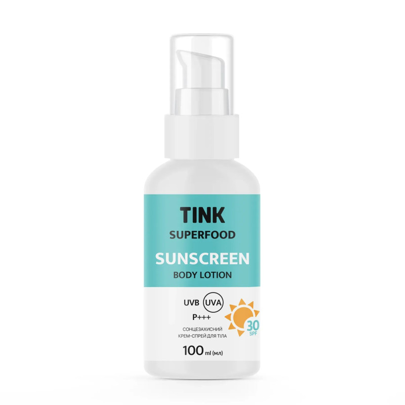 Сонцезахисний лосьйон для тіла SPF 30 Tink 100 мл Сонцезахисний лосьйон для тіла SPF 30 Tink 100 мл