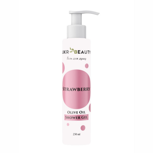 Гель для душа Ukr Beauty Strawberry Olive Oil Shower Gel 250 мл