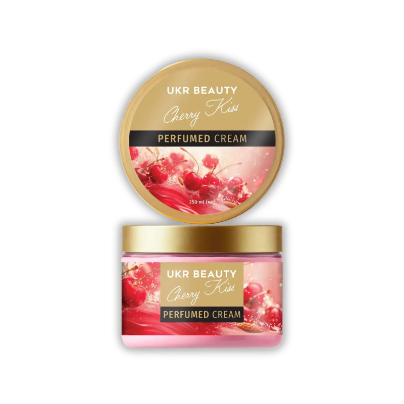 Крем для тіла парфумований Ukr Beauty Cherry Kiss 250 мл Крем для тіла парфумований Ukr Beauty Cherry Kiss 250 мл