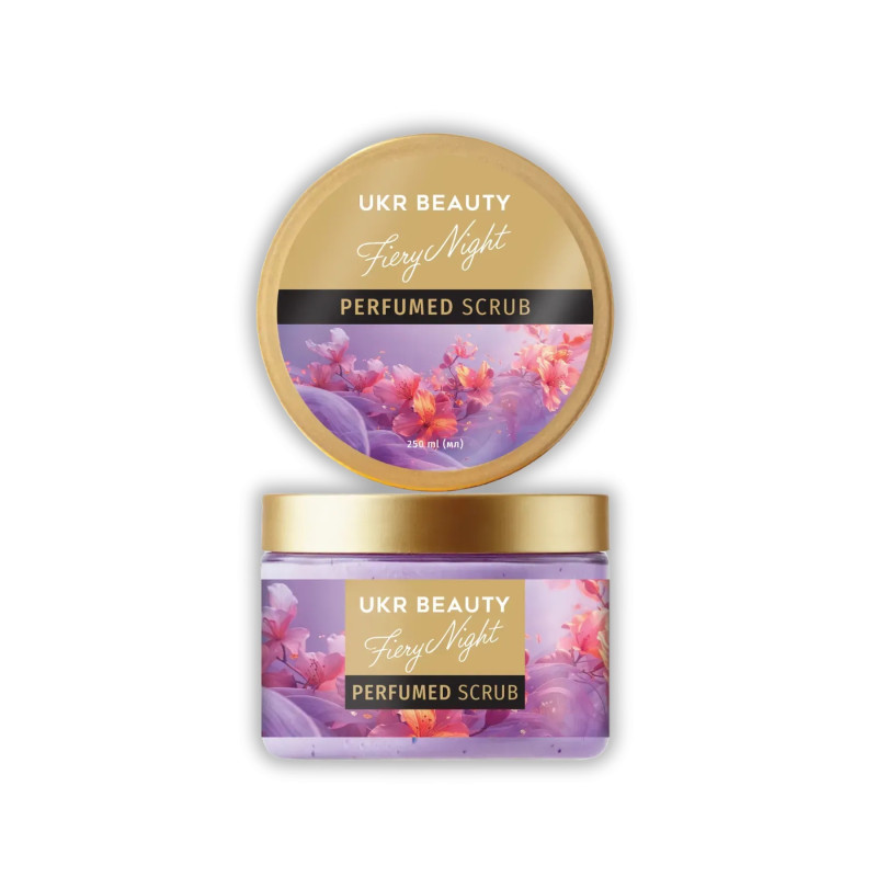 Скраб для тіла парфумований Fiery Night Ukr Beauty 250 мл Скраб для тіла парфумований Fiery Night Ukr Beauty 250 мл