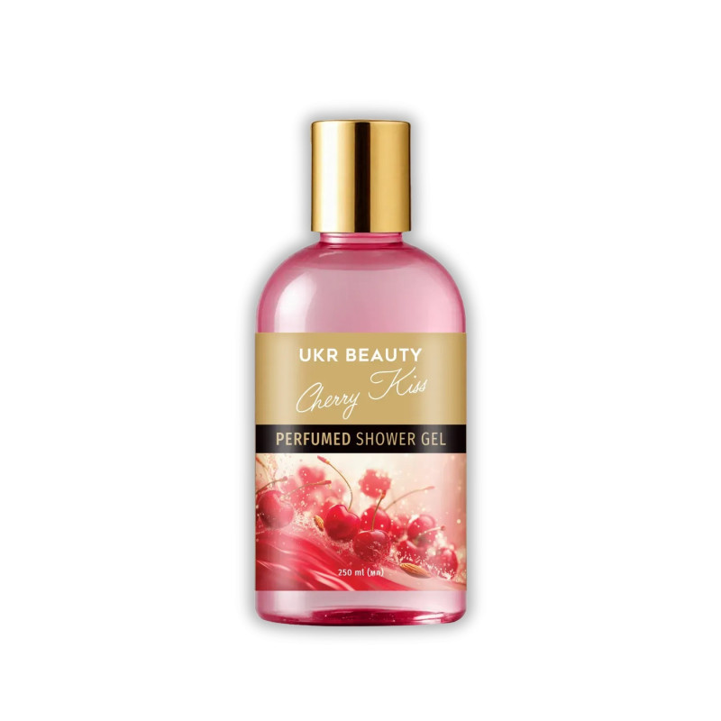 Гель для душу парфумований Ukr Beauty Cherry Kiss 350 мл Гель для душу парфумований Ukr Beauty Cherry Kiss 350 мл