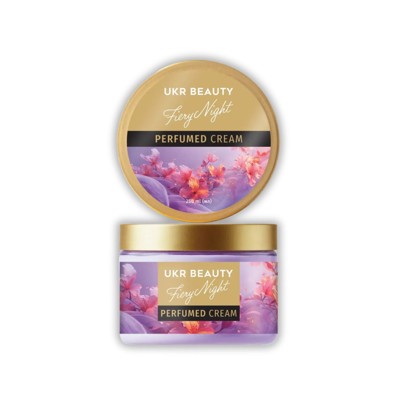 Крем для тіла парфумований Ukr Beauty Fiery Night 250 мл Крем для тіла парфумований Ukr Beauty Fiery Night 250 мл