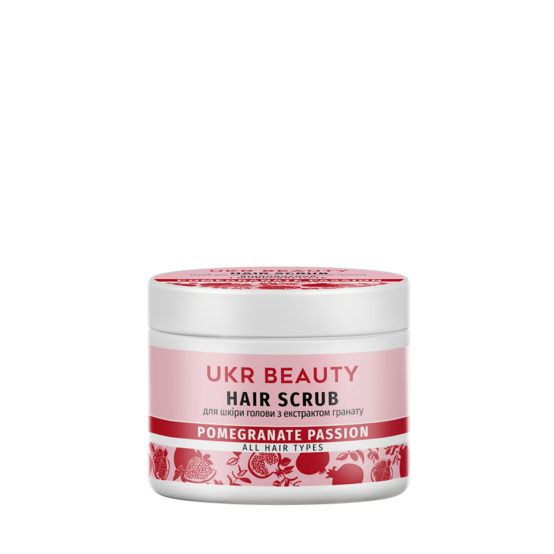 Скраб для шкіри голови Ukr Beauty Pomegranate Passion 350 мл Скраб для шкіри голови Ukr Beauty Pomegranate Passion 350 мл
