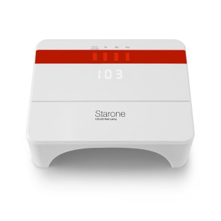 Лампа LED + UV, біла з червоним Star Lamp One 48W RED