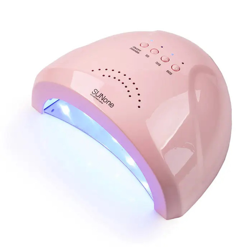 Лампа для нігтів SUNone 48W UV / LED Pink Лампа для нігтів SUNone 48W UV / LED Pink