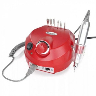 Фрезер для манікюру BUCOS Nail Drill ZS-601 PRO RED на 45 Вт./35000 оборотів (+6 фрез у подарунок)