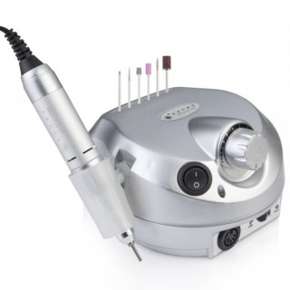 Фрезер для манікюру BUCOS Nail Drill ZS-601 PRO Silver на 45 Вт./35000 оборотів (+6 фрез у подарунок)