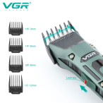 Акумуляторна машинка для стрижки (clipper) V-696, 4 насадки, LED display VGR Акумуляторна машинка для стрижки (clipper) V-696, 4 насадки, LED display VGR