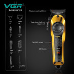 Акумуляторна машинка для стрижки (clipper) V-170, 6 насадок, LED дисплей VGR Акумуляторна машинка для стрижки (clipper) V-170, 6 насадок, LED дисплей VGR