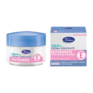 Зволожувальний крем для обличчя з антивіковою дією Venus Aqua 24 Anti-Aging Moisturizing Cream With Vitamin E 50 мл