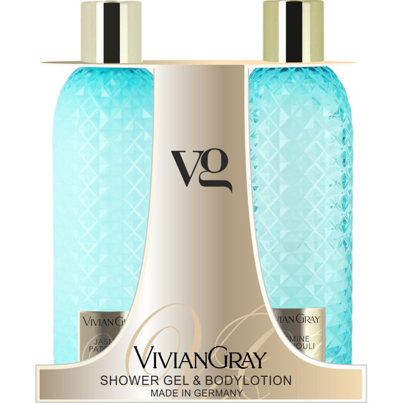 Набір Гель для душу і лосьйон для тіла Vivian Gray Jasmine & Patchouli (2х300 мл) Набір Гель для душу і лосьйон для тіла Vivian Gray Jasmine & Patchouli (2х300 мл)