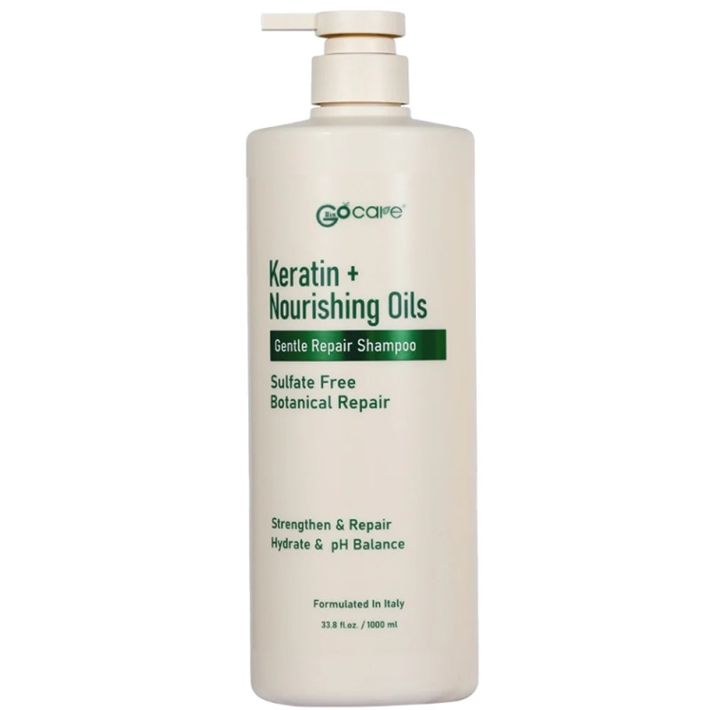 Безсульфатний шампунь для волосся GoCare KERATIN + Nourishing Oils Sulfate Free 1000 мл Безсульфатний шампунь для волосся GoCare KERATIN + Nourishing Oils Sulfate Free 1000 мл