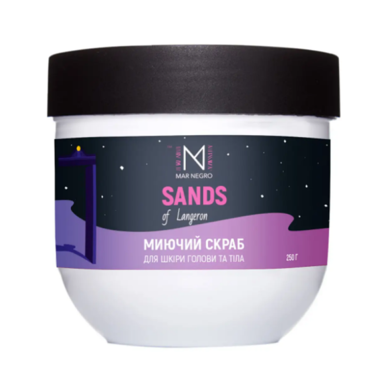 Миючий скраб для шкіри голови Mar Negro Sand of Langeron 250 г Миючий скраб для шкіри голови Mar Negro Sand of Langeron 250 г