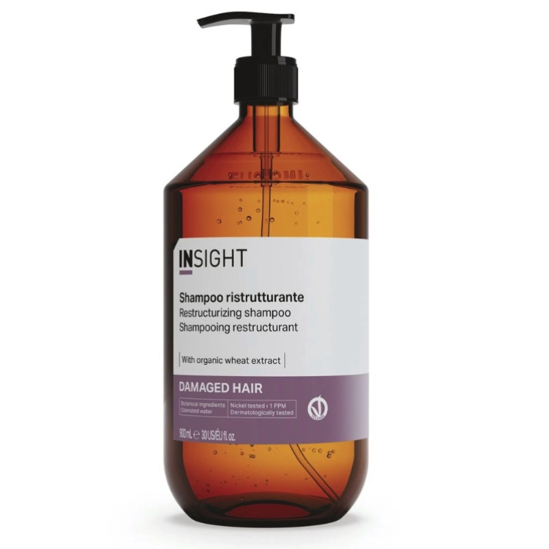 Відновлювальний шампунь для пошкодженого волосся Insight Damaged Hair 900 мл (скло) Відновлювальний шампунь для пошкодженого волосся Insight Damaged Hair 900 мл (скло)