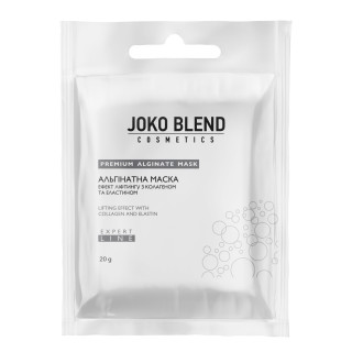 Альгінатна маска ефект ліфтингу з колагеном і еластином 20 г, Joko Blend