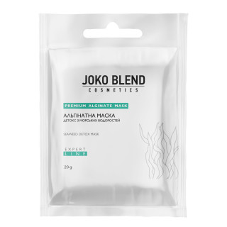 Альгінатна маска Детокс з морськими водоростями 20 г, Joko Blend