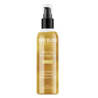 Олія після засмаги з шимером After Sun Shimmer Oil Gold 100 мл, Joko Blend