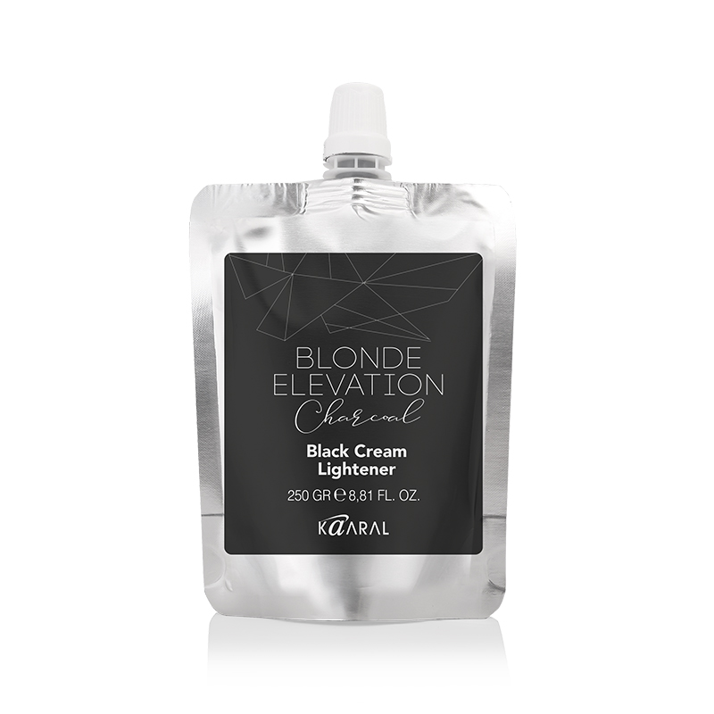 Чорний вугільний освітлюючий крем для волосся Kaaral Blonde elevation Charcoal 250 мл Чорний вугільний освітлюючий крем для волосся Kaaral Blonde elevation Charcoal 250 мл