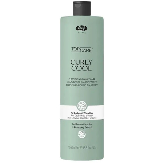 Кондиціонер для кучерявого та хвилястого волосся Lisap Curly Cool Elasticizing conditioner 1000 мл