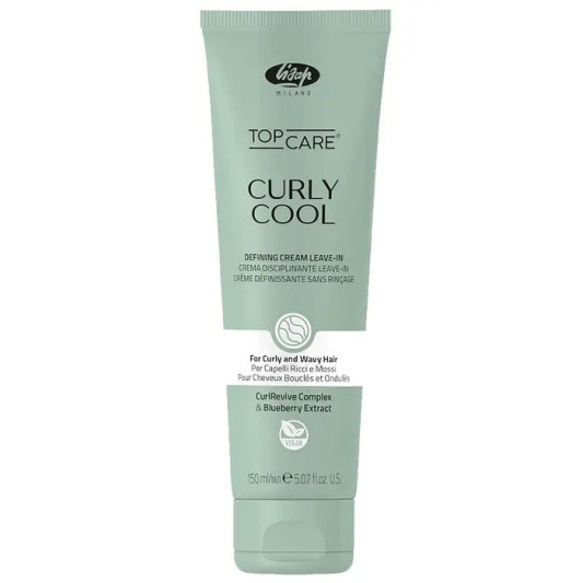 Дисциплінуючий крем для кучерявого та хвилястого волосся Lisap Curly Cool Defining cream leave-in 150 мл