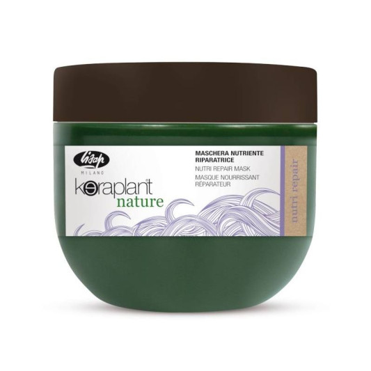 Поживна маска для відновлення волосся 500 мл Nutri repair mask Keraplant, Lisap