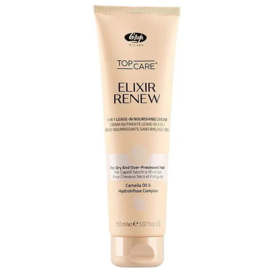 Незмивний живильний крем 3-в-1 Lisap Elixir Renew 3 in 1 Leave-In Nourishing Cream 150 мл