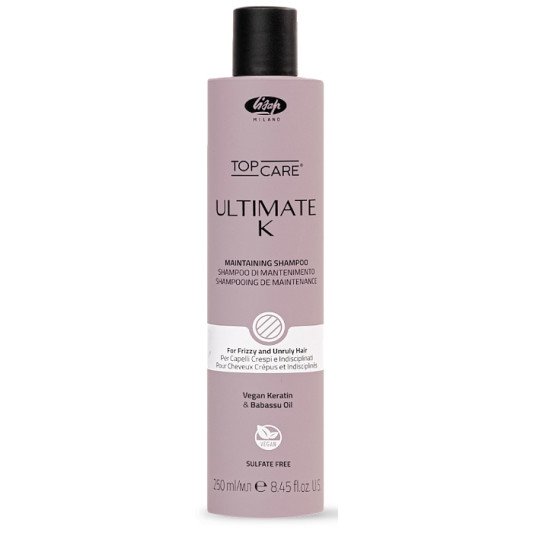 Дисциплінуючий шампунь Lisap Ultimate K Maintaining shampoo 250 мл