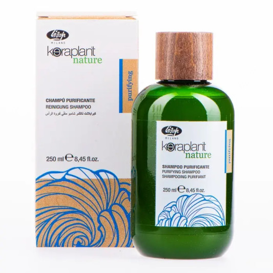 Шампунь проти лупи Lisap Keraplant Nature Purifying shampoo, 250 мл