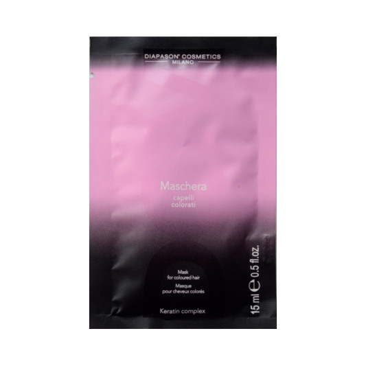 Маска для фарбованого волосся DCM Keratin Complex Mask For Coloured Hair 15 мл