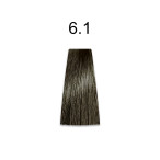 Стойкая краска для волос 6.1 темный блондин пепельный 100 мл, Mirella Professional MRJ Color