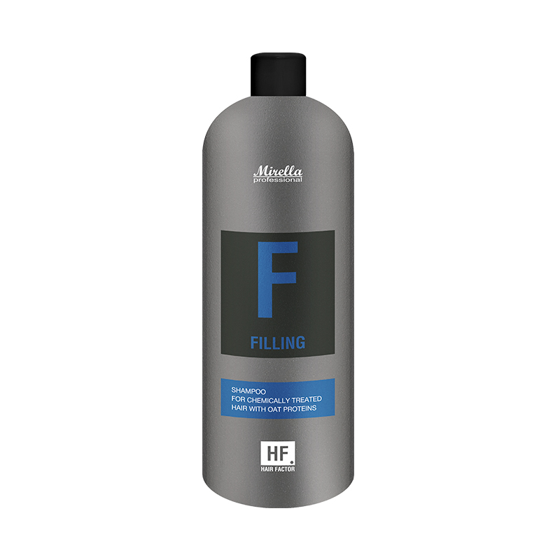 Шампунь для реконструкции глубоко поврежденных волос с овсом Mirella Professional HF F FILLING 1000 мл Шампунь для реконструкции глубоко поврежденных волос с овсом Mirella Professional HF F FILLING 1000 мл