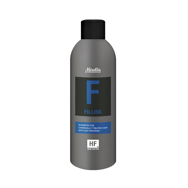 Шампунь для реконструкции глубоко поврежденных волос с овсом Mirella Professional HF F FILLING 250 мл Шампунь для реконструкции глубоко поврежденных волос с овсом Mirella Professional HF F FILLING 250 мл