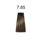 Стойкая краска для волос 7.85 блондин коричнево-махагоновый 100 мл, Mirella Professional MRJ Color