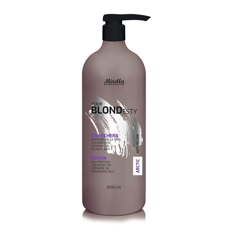 Маска для арктичних відтінків ARCTIC 1000 мл, Mirella Professional Your BLONDesty Маска для арктичних відтінків ARCTIC 1000 мл, Mirella Professional Your BLONDesty