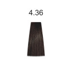 Стойкая краска для волос 4.36 шатен золотисто-красный 100 мл, Mirella Professional MRJ Color
