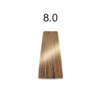 Стійка фарба для волосся 8.0 світлий блондин 100 мл, Mirella Professional MRJ Color Стійка фарба для волосся 8.0 світлий блондин 100 мл, Mirella Professional MRJ Color